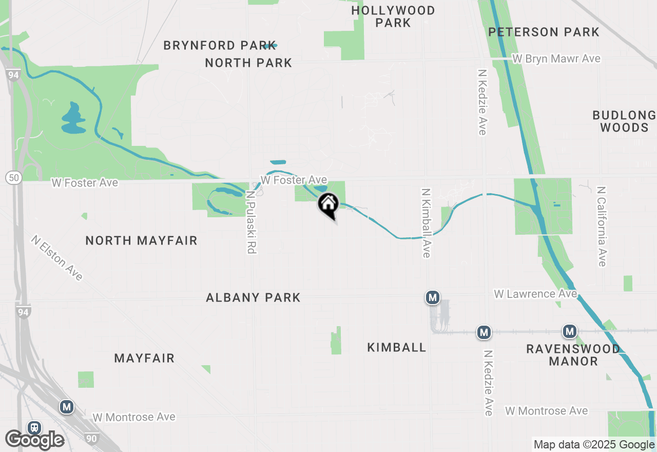 Map of 5023 N Ridgeway Avenue #1, Chicago, IL 60625