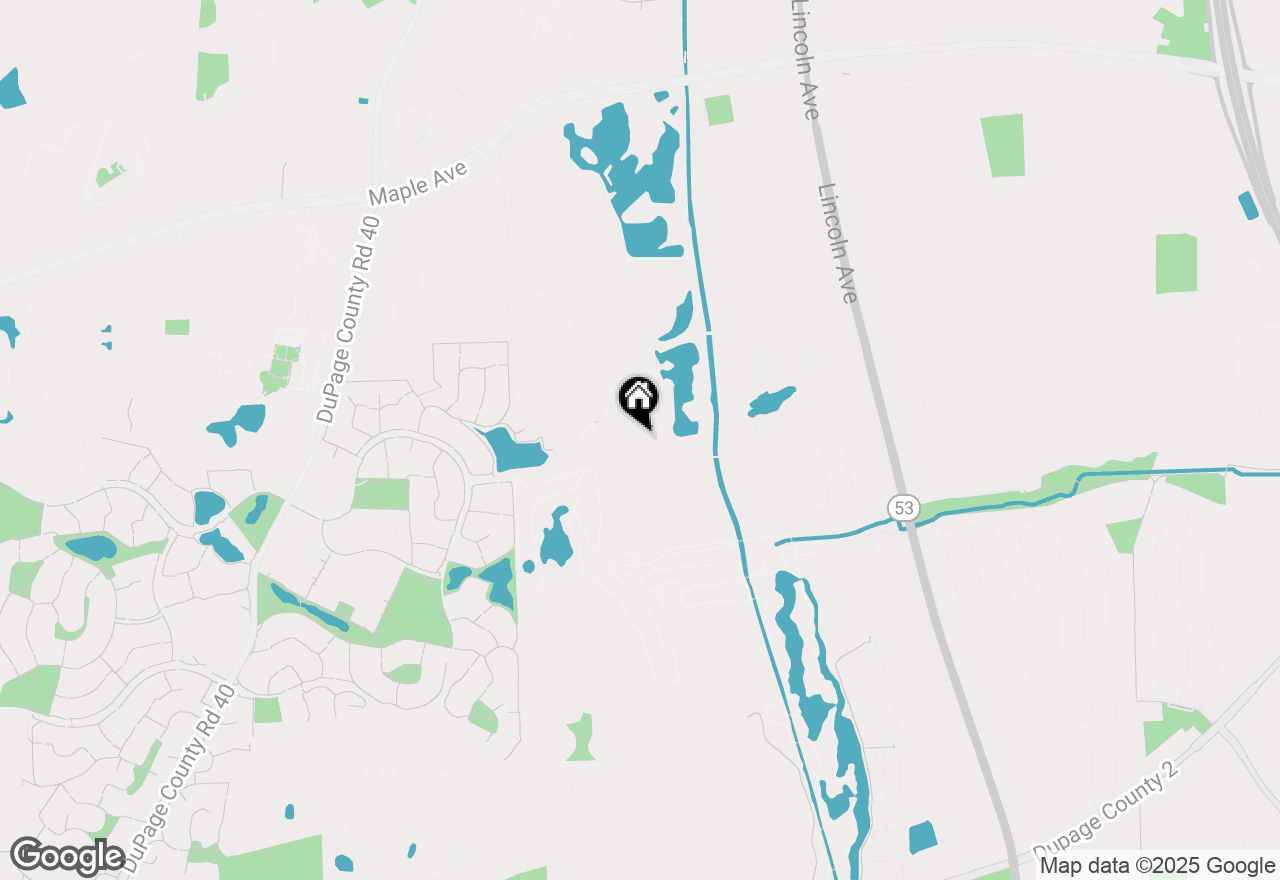 Map of (Address confidential), Lisle, Illinois 60532