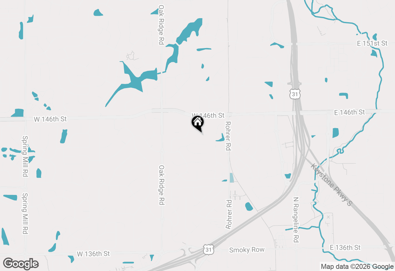 Map of 833 Bridle Circle, Carmel, IN 46032