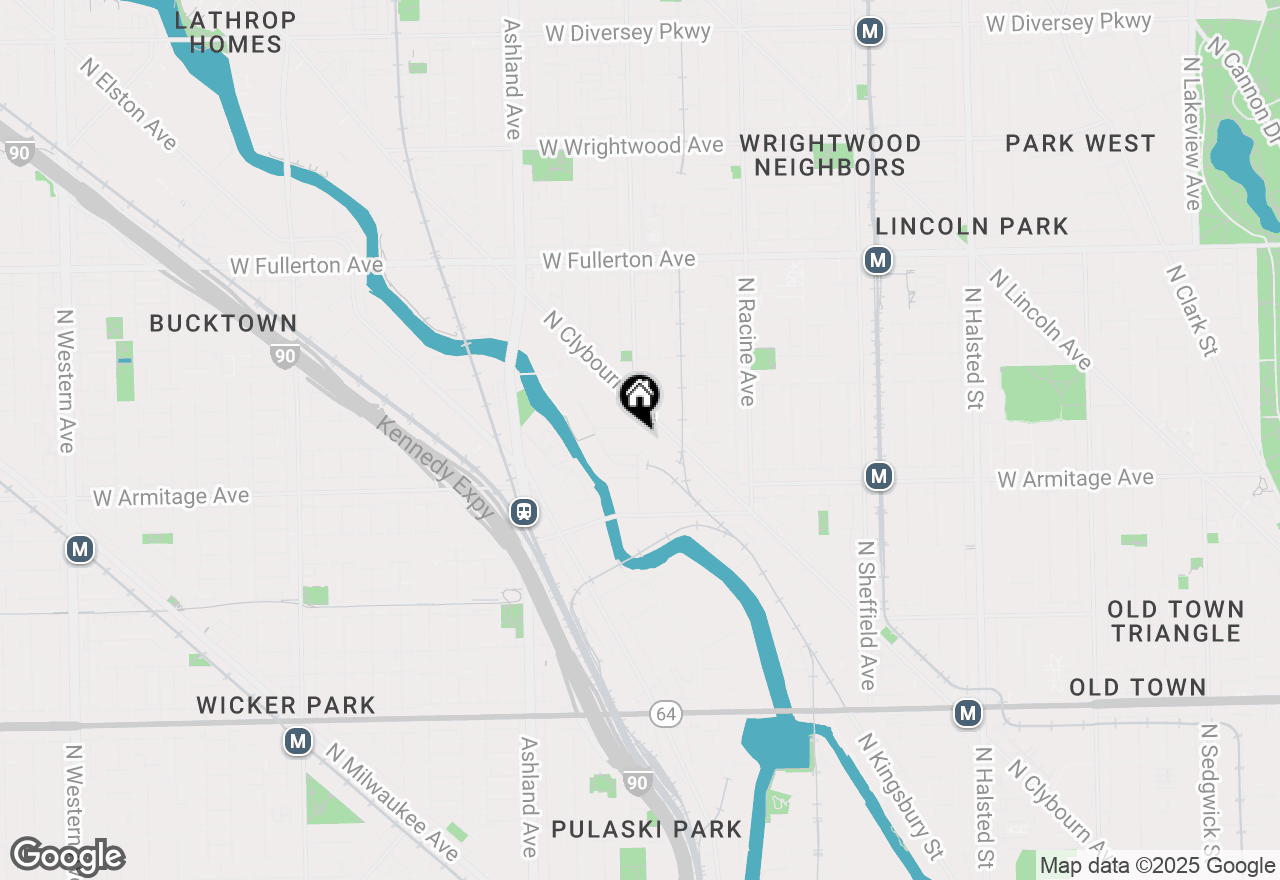 Map of 2061 N Southport Avenue #316, Chicago, IL 60614