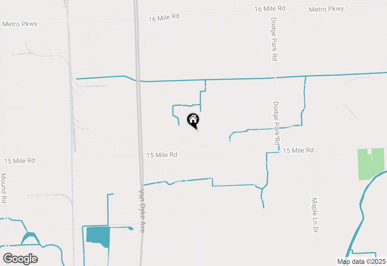 Map of 35216 Taffy Drive, Sterling Heights, MI 48312