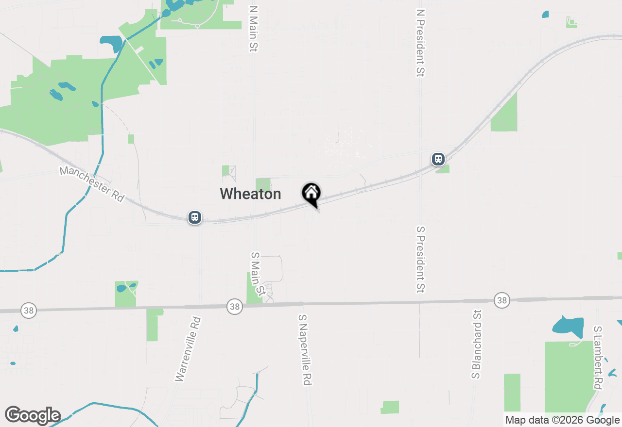 Map of 353 E Liberty Drive, Wheaton, IL 60187