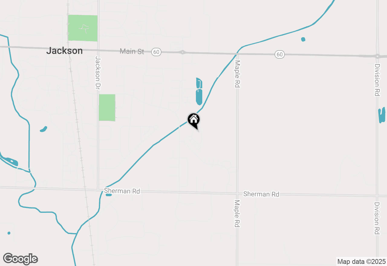 Map of N162W19292 Cedar Run Dr, Jackson, WI 53037