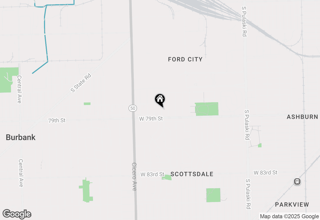 Map of 7826 S Kenton Avenue, Chicago, IL 60652