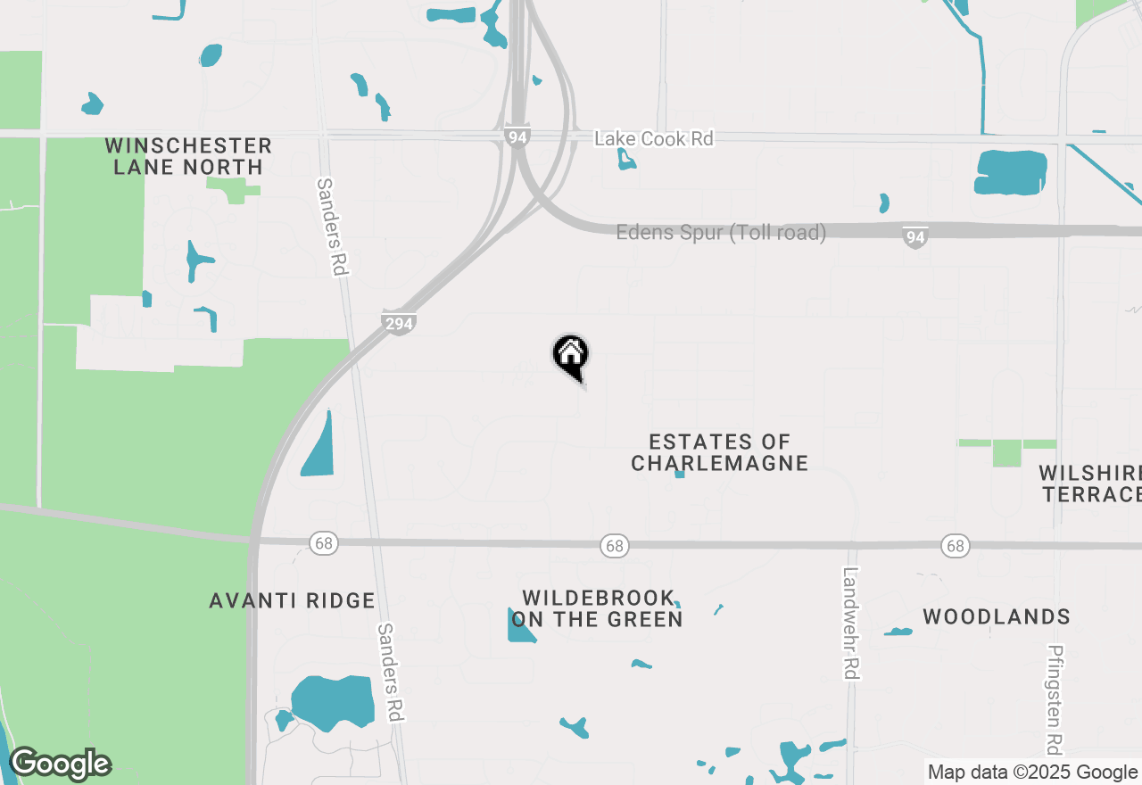 Map of 370 Versailles Drive, Northbrook, IL 60062