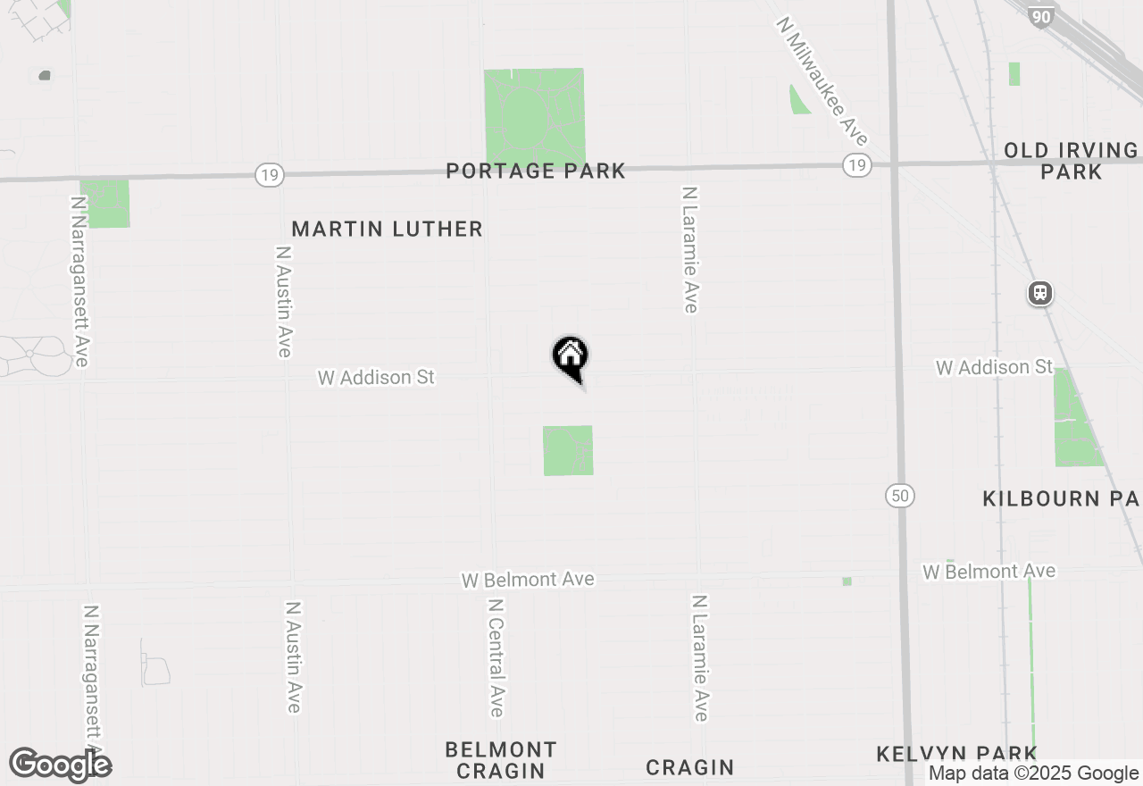 Map of 5424 W Eddy Street, Chicago, IL 60641