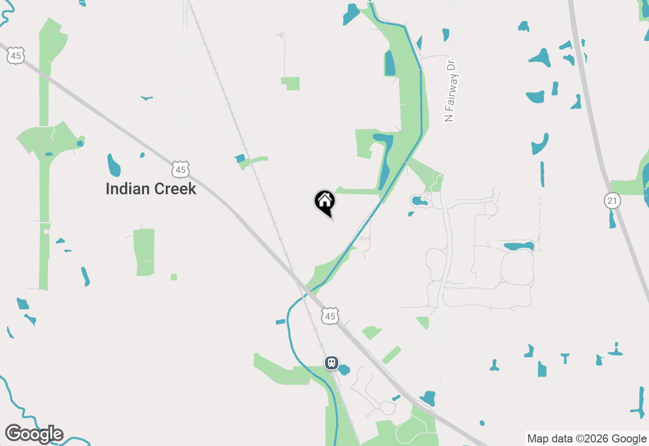 Map of 35 Manchester Lane, Vernon Hills, IL 60061