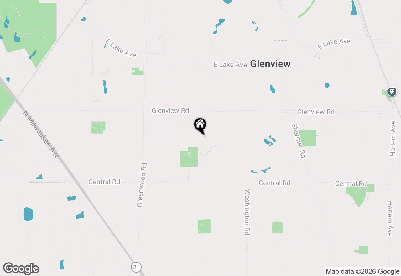 Map of 808 Wedel Lane, Glenview, IL 60025