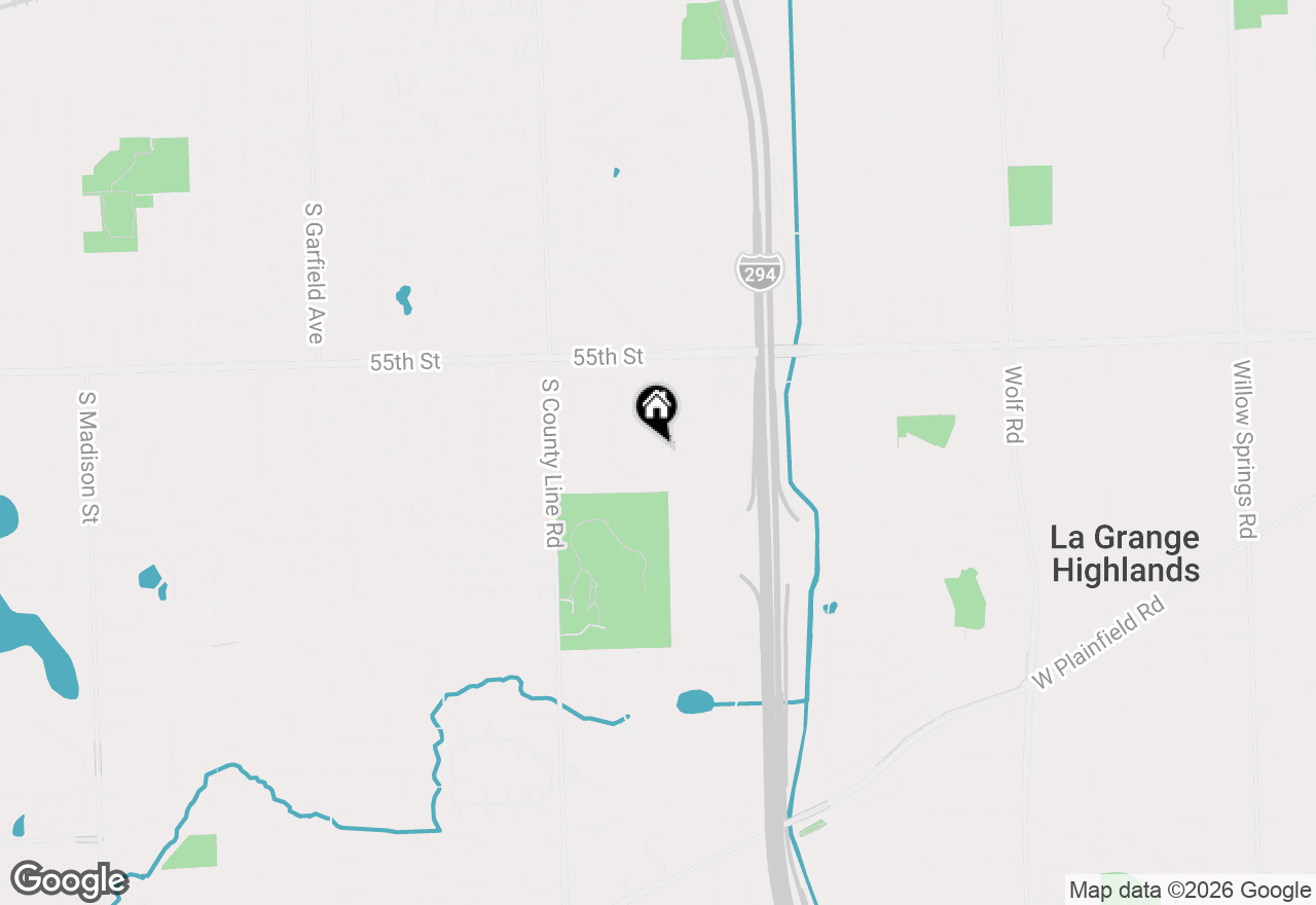Map of 1116 Laurie Lane, Burr Ridge, IL 60527
