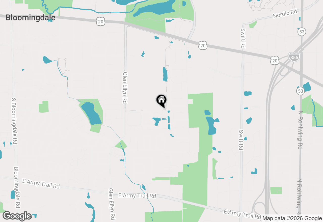Map of 367 Golfview Court, Bloomingdale, IL 60108