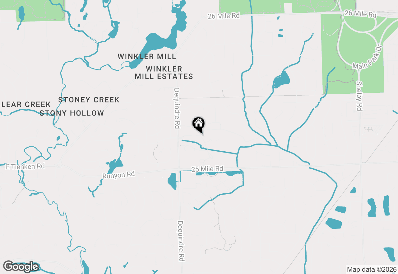 Map of 2200 Barberry Drive, Utica, MI 48316