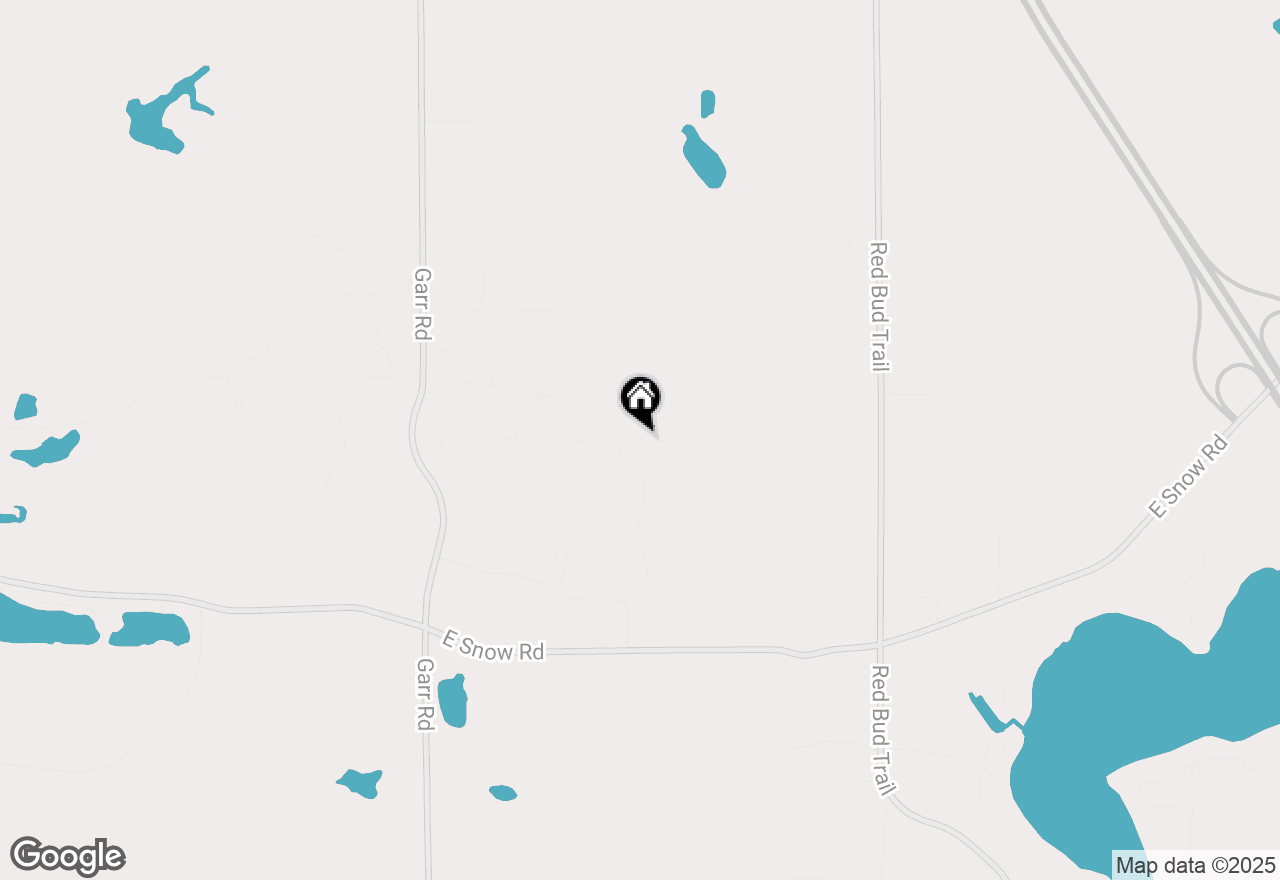 Map of 10513 Hill Point, Berrien Springs, MI 49103