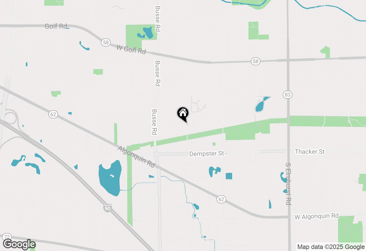 Map of 1422 S Robert Drive, Mount Prospect, IL 60056