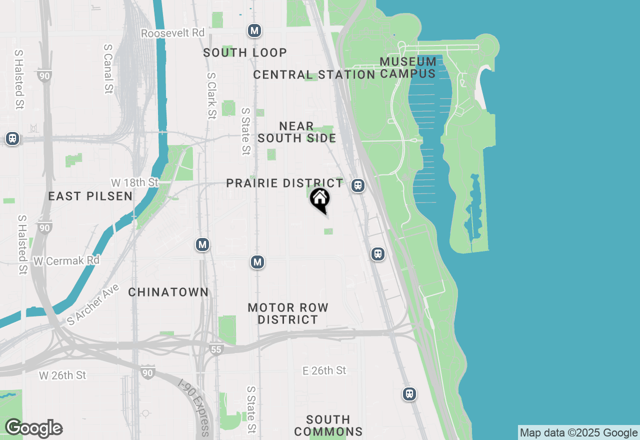 Map of 221 E Cullerton Street #920, Chicago, IL 60616