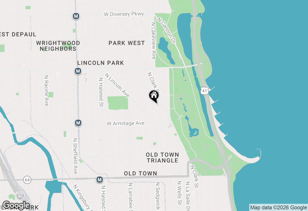 Map of 2112 N Sedgwick Street, Chicago, IL 60614