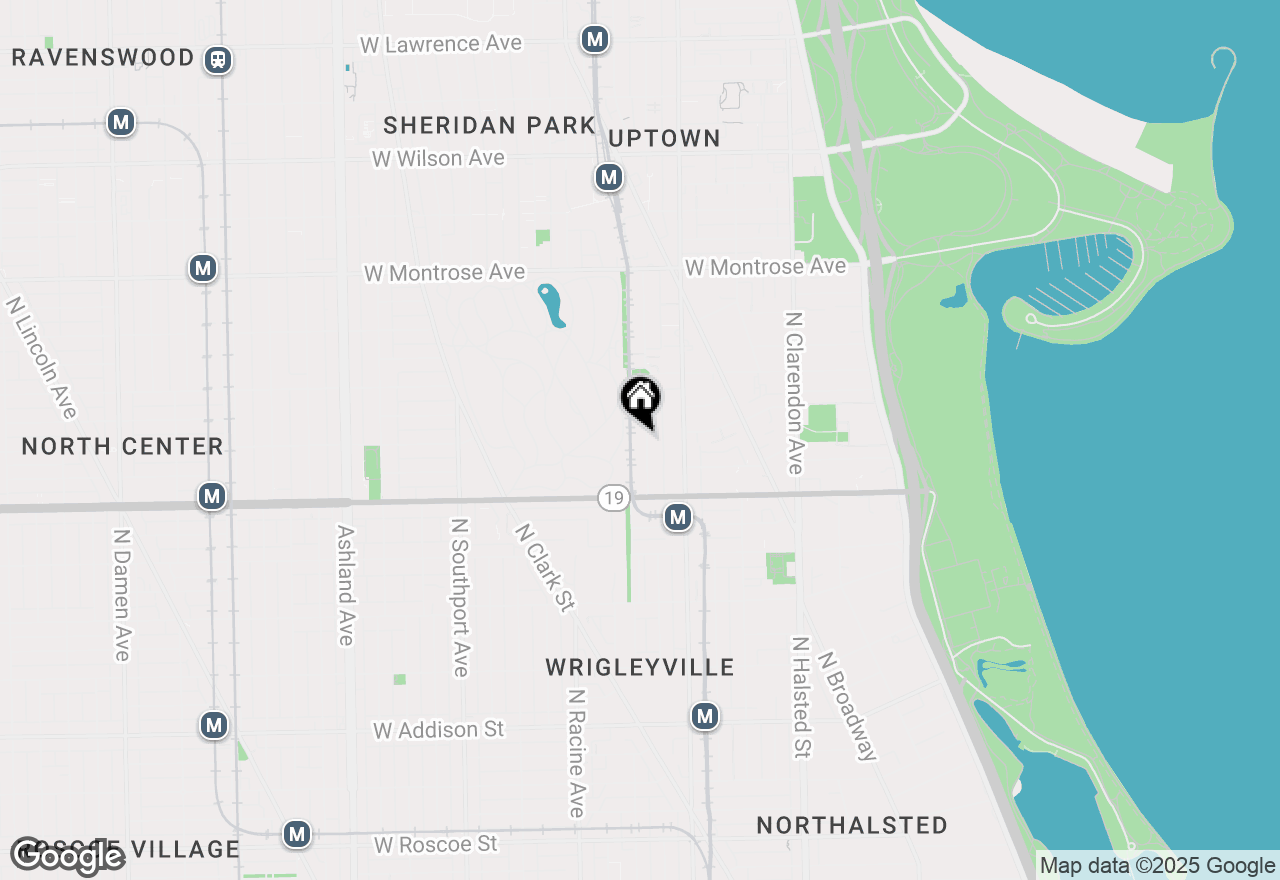 Map of 4060 N Kenmore Avenue #107, Chicago, IL 60613