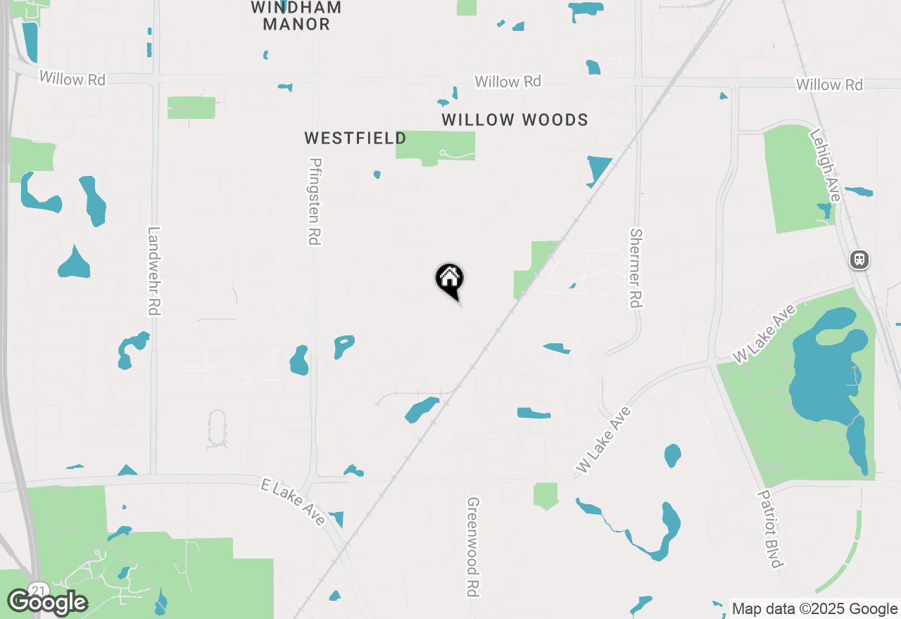 Map of 2213 Strawberry Lane, Glenview, IL 60026