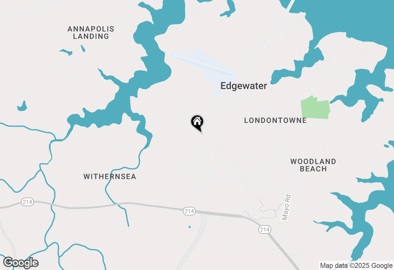 Map of 3350 Hazelwood Road, Edgewater, MD 21037