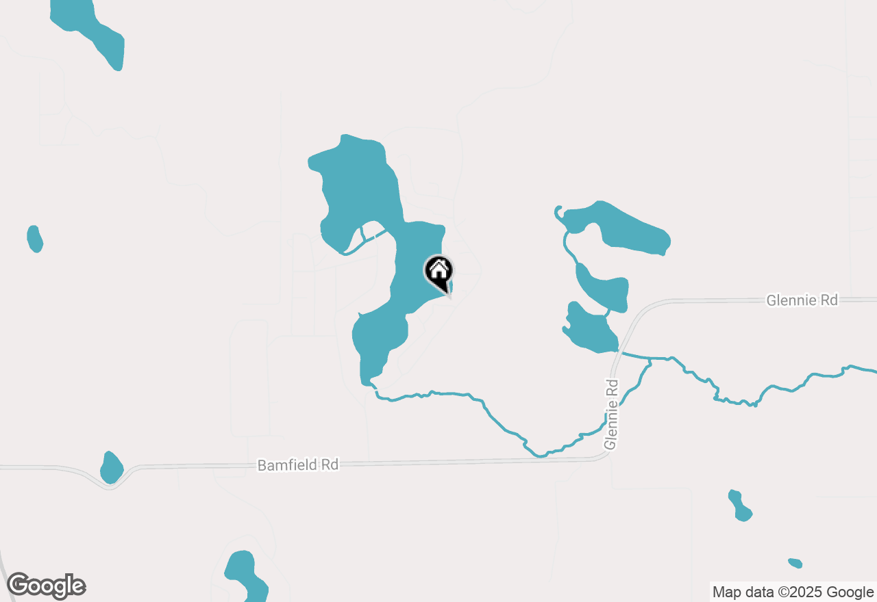 Map of 2874 N Lake Road, Glennie, MI 48737
