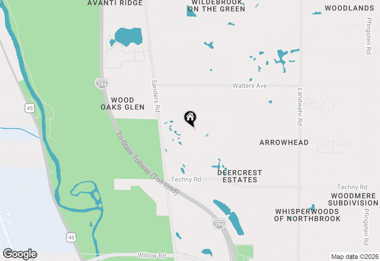 Map of 3851 Mission Hills Road #502, Northbrook, IL 60062