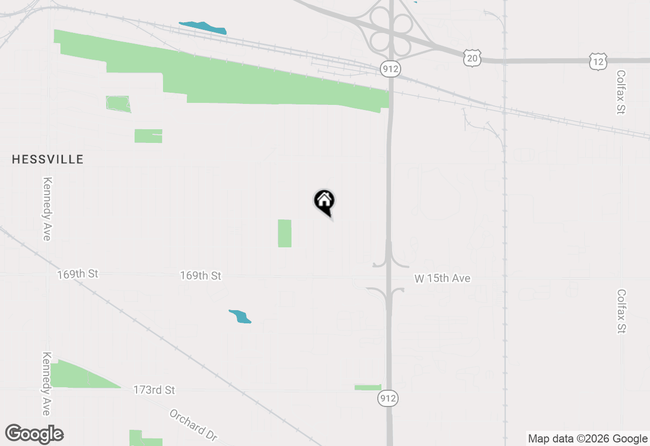 Map of 6703 New Jersey Avenue, Hammond, IN 46323