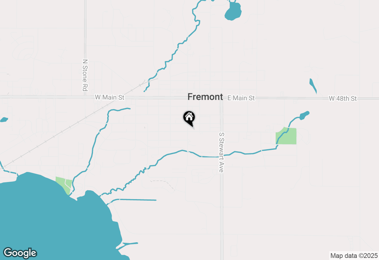 Map of 320 S Division Avenue, Fremont, MI 49412