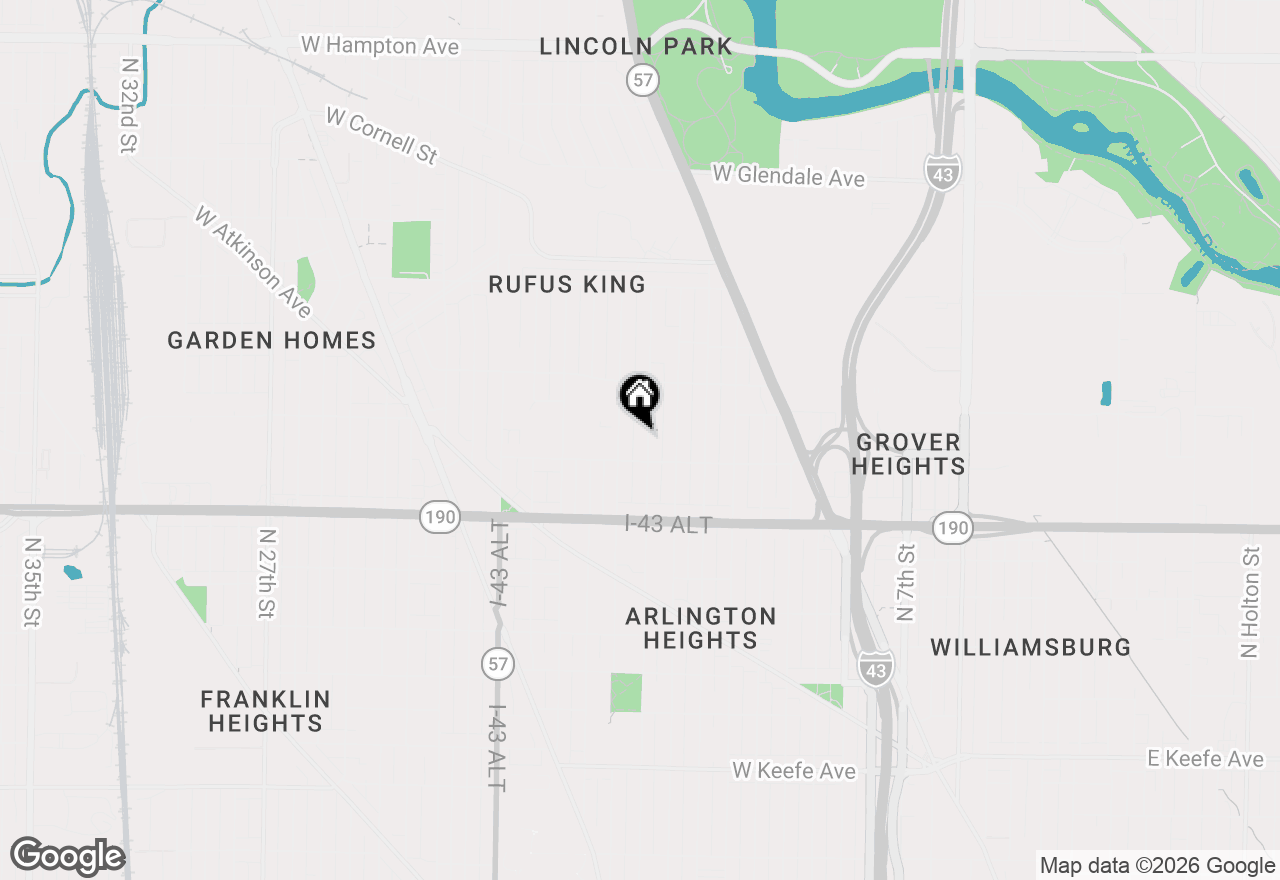 Map of 4127 N 16th St, Milwaukee, WI 53209