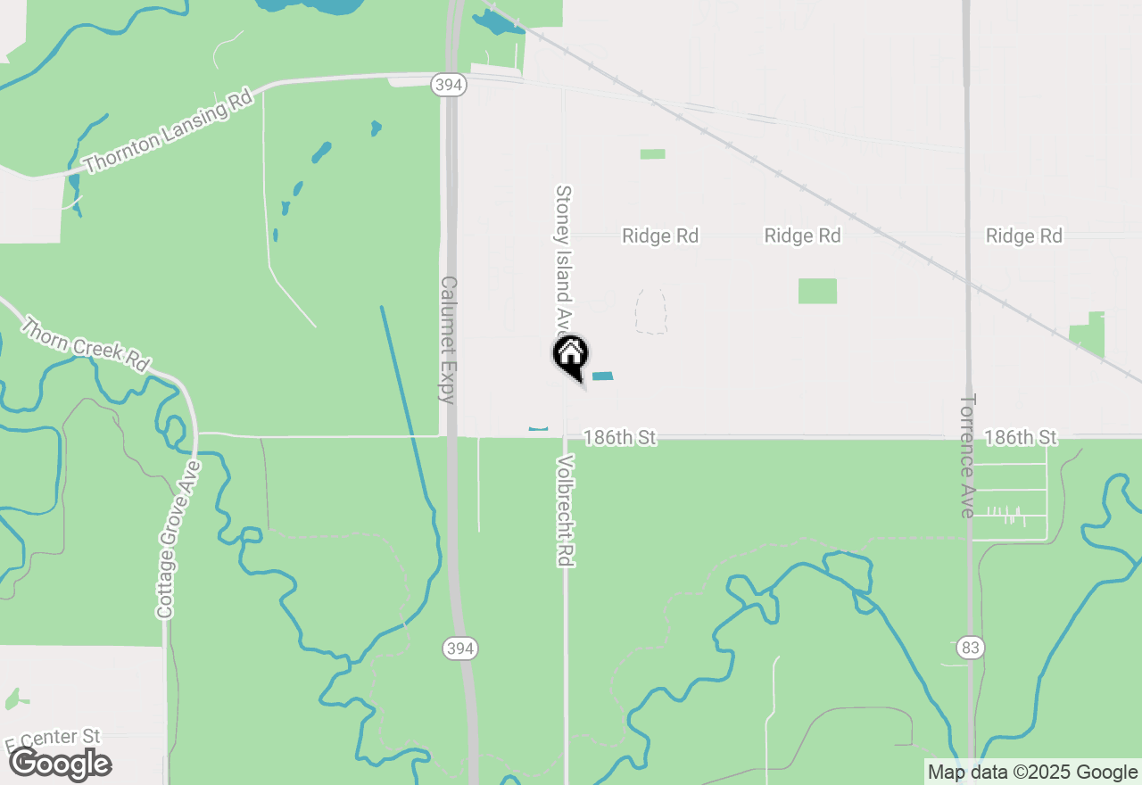 Map of 1614 185th Street, Lansing, IL 60438