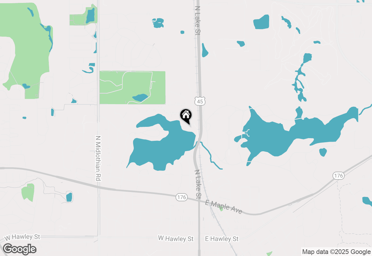 Map of 245 Banbury Road, Mundelein, IL 60060