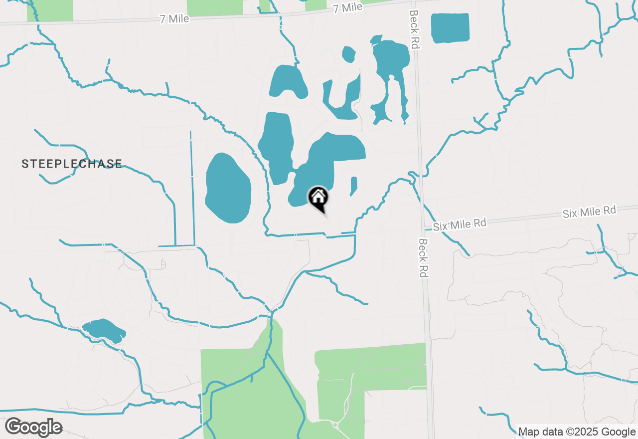 Map of 48392 Binghampton Drive, Northville, MI 48168