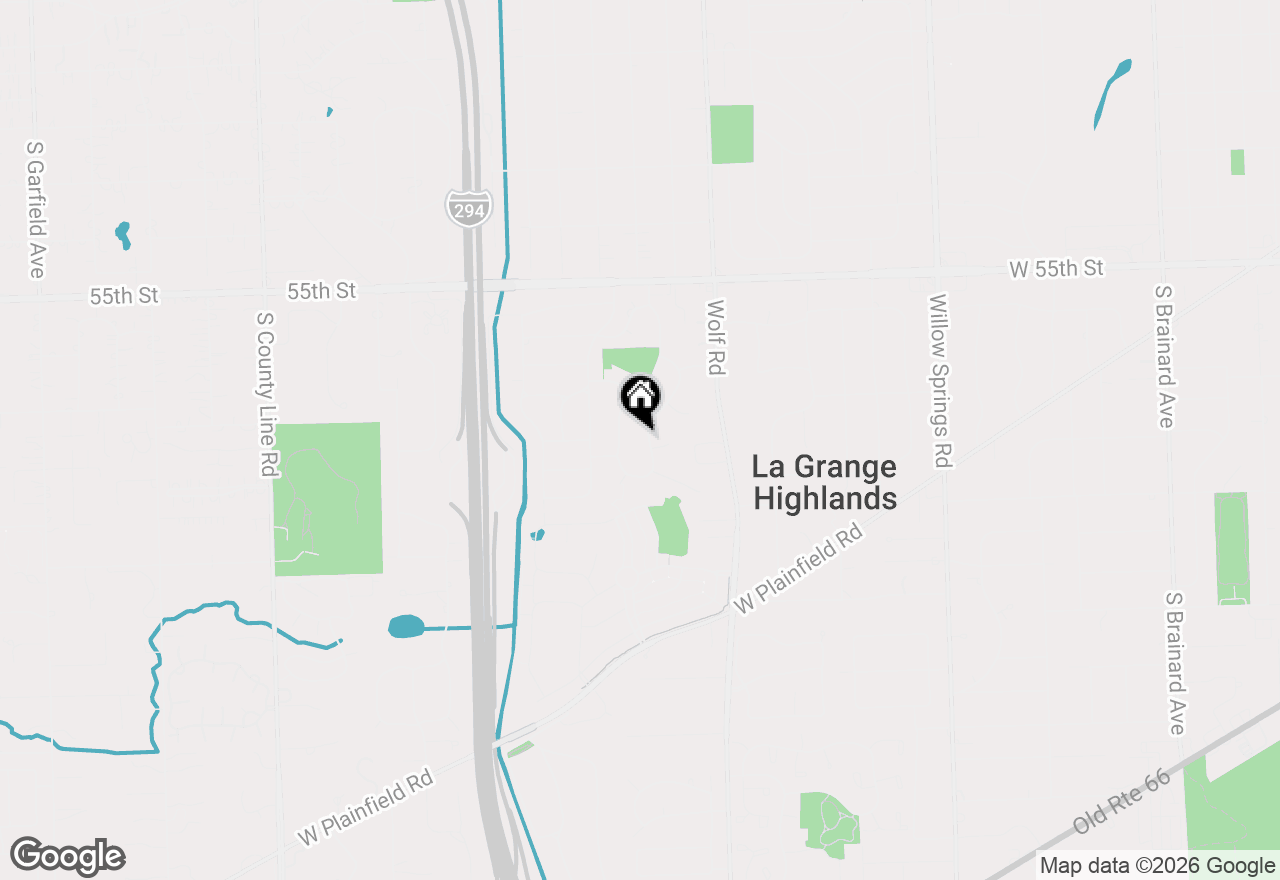 Map of 5724 Lawn Drive, Western Springs, IL 60558