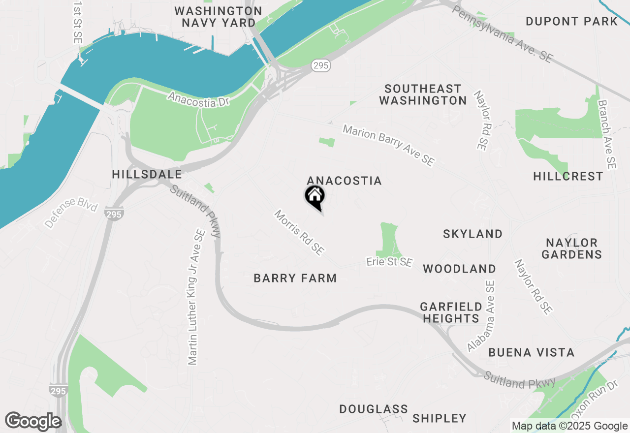Map of 2301 Pitts Place Se #103, Washington, DC 20020