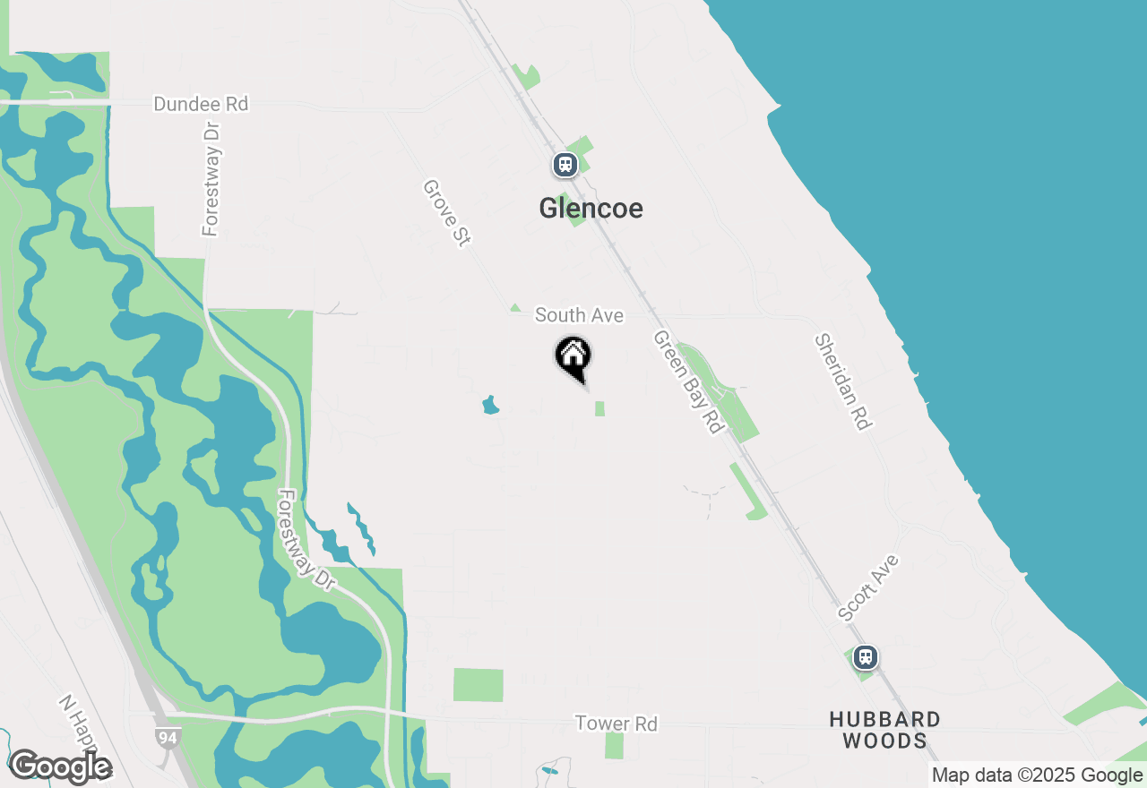 Map of 434 Adams Avenue, Glencoe, IL 60022