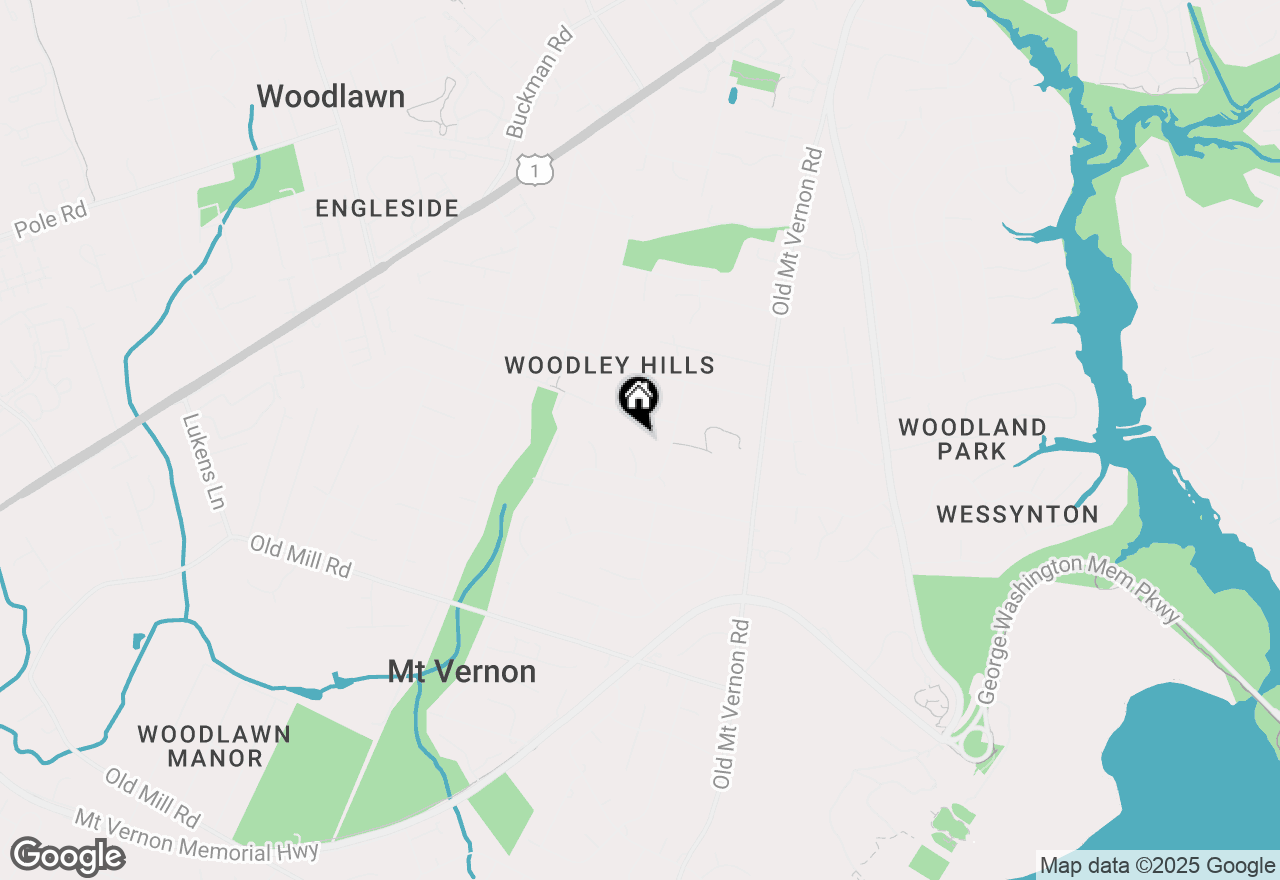 Map of 8701 Greystone Place, Alexandria, VA 22309