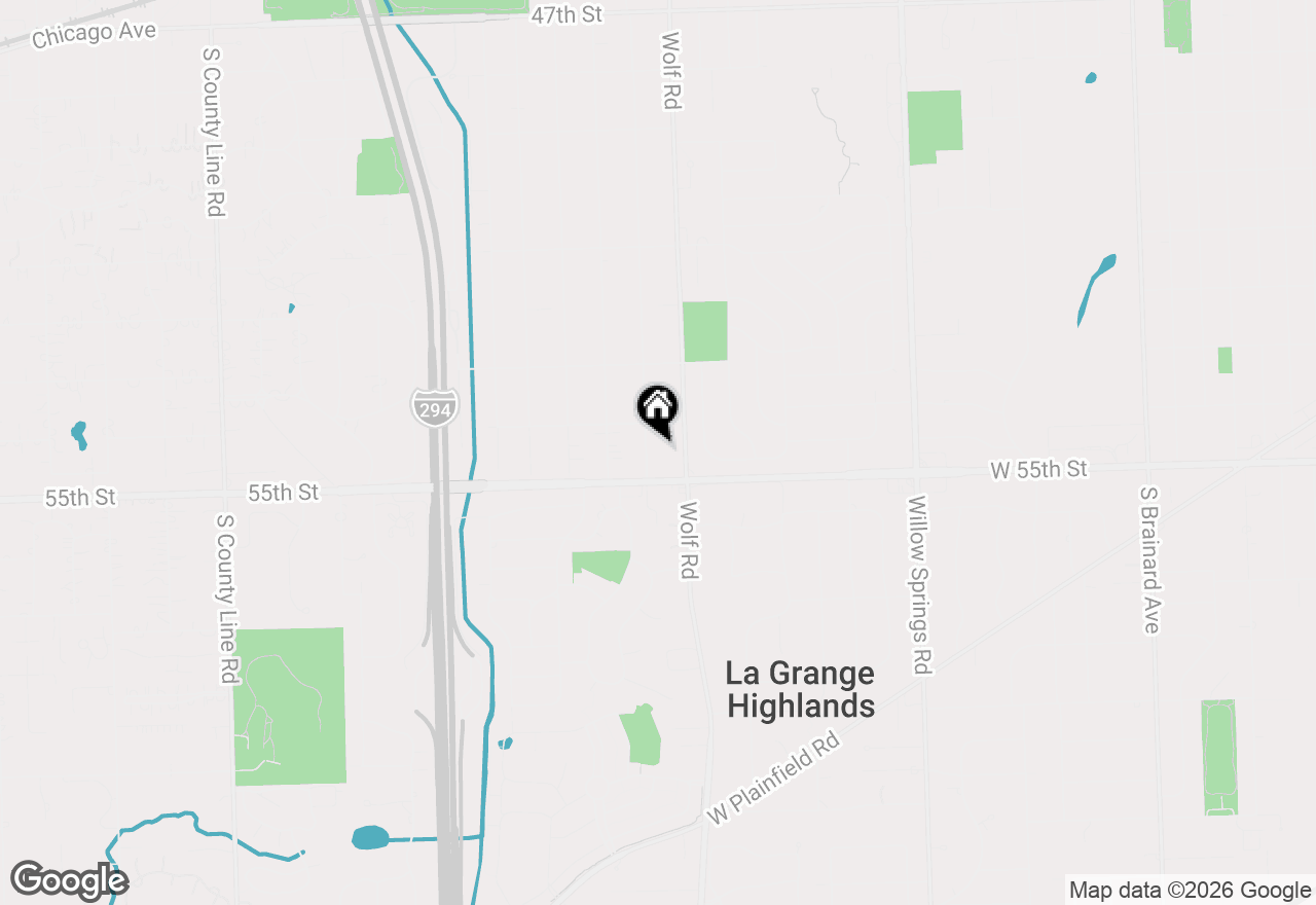 Map of 5429 Lawn Avenue, Western Springs, IL 60558