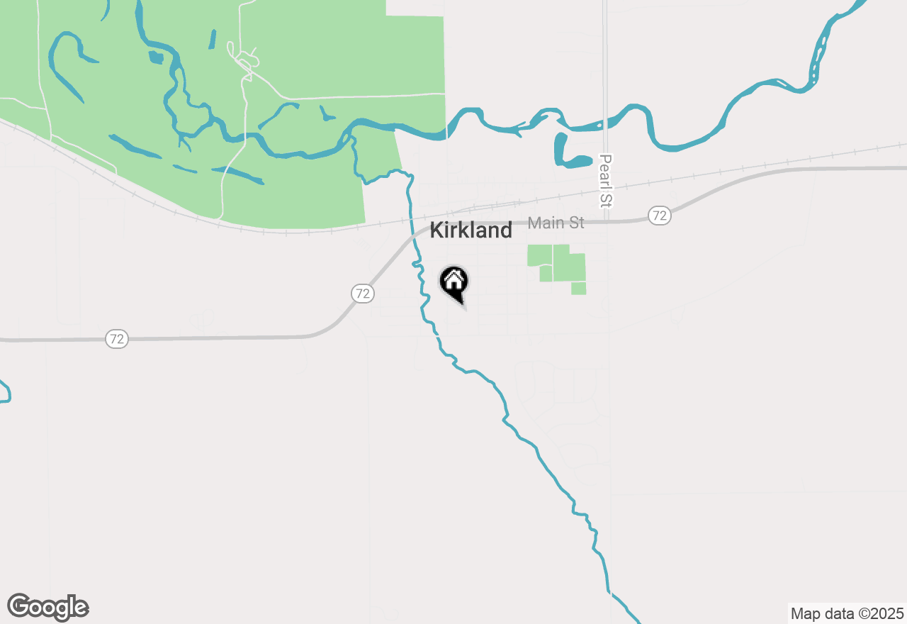 Map of 407 S 6th Street, Kirkland, IL 60146