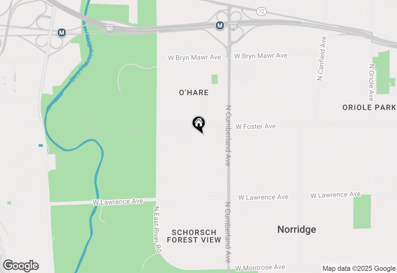 Map of 8563 W Saint Joseph Avenue, Chicago, IL 60656