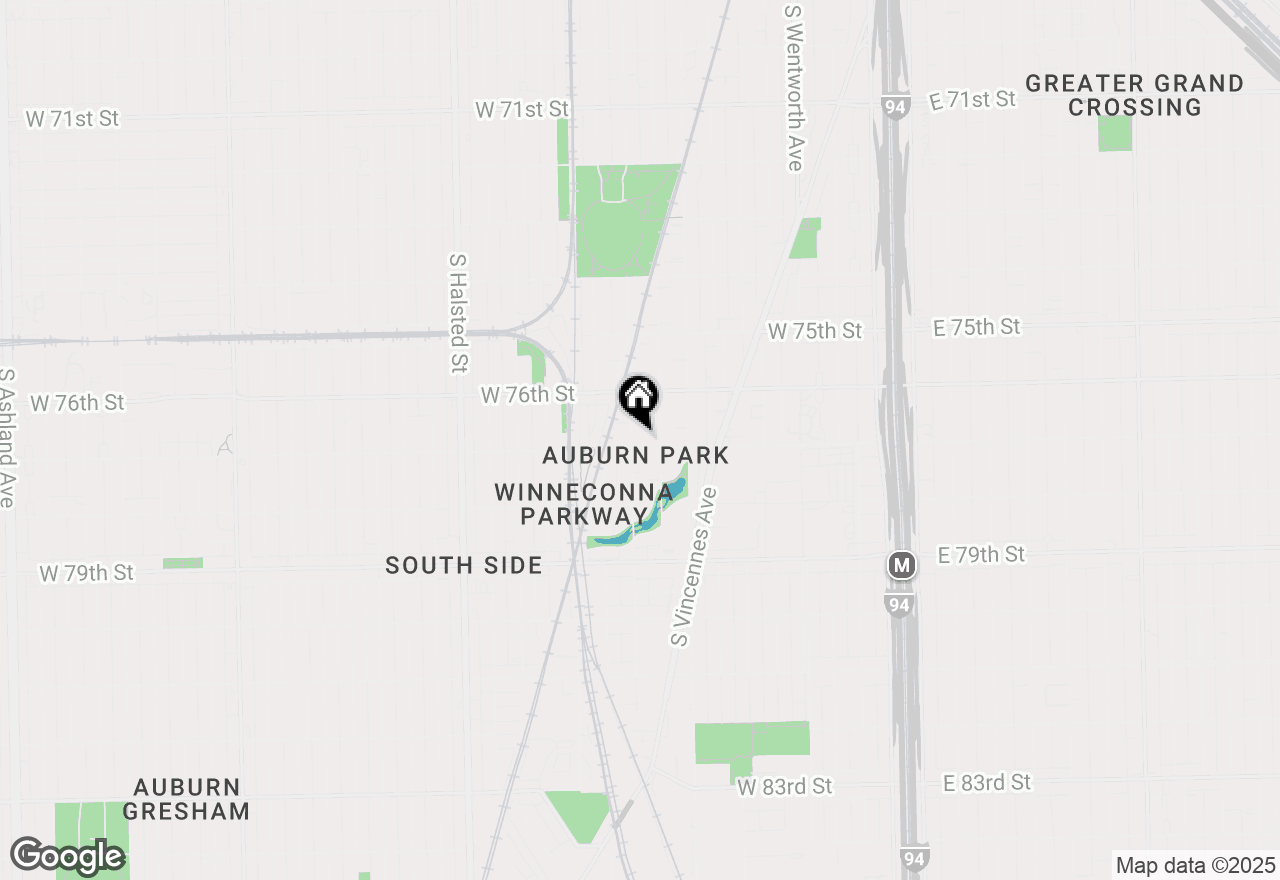 Map of 7657 S Normal Avenue, Chicago, IL 60620