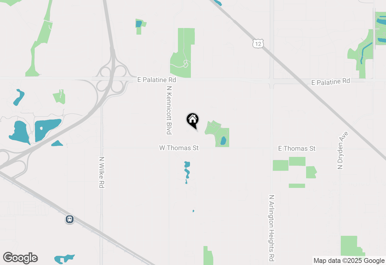 Map of 1522 N Ridge Avenue, Arlington Heights, IL 60004