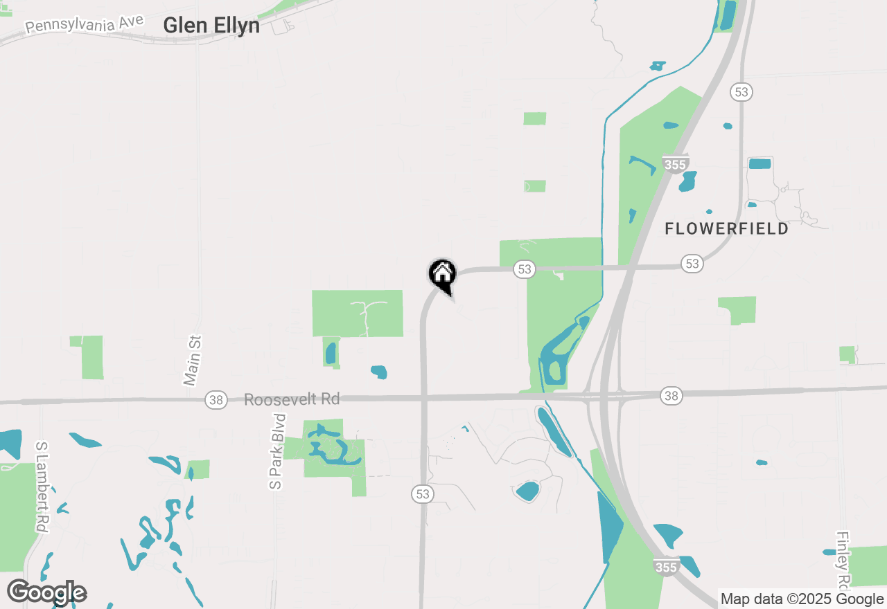 Map of 130 Tanglewood Drive, Glen Ellyn, IL 60137