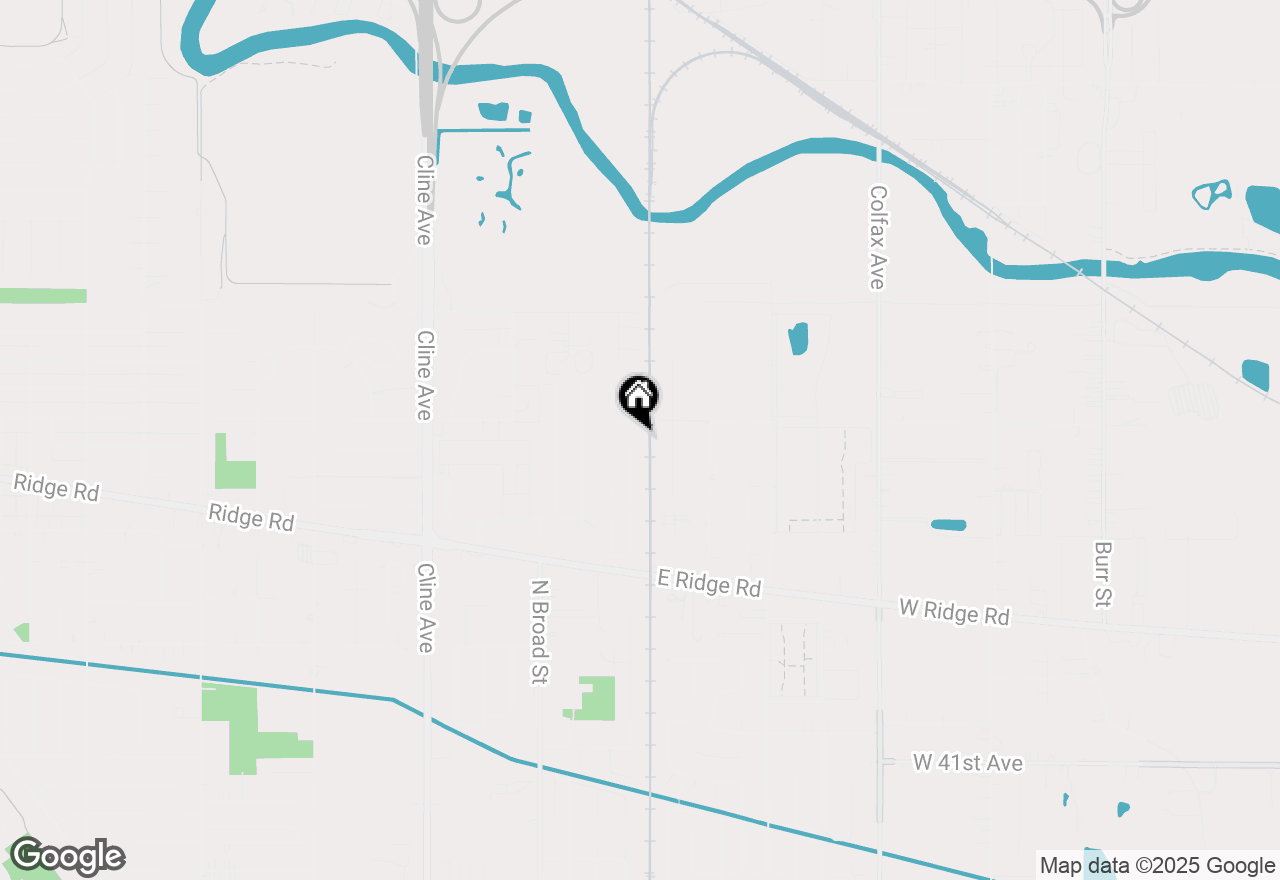 Map of 1837 N Indiana Place, Griffith, IN 46319