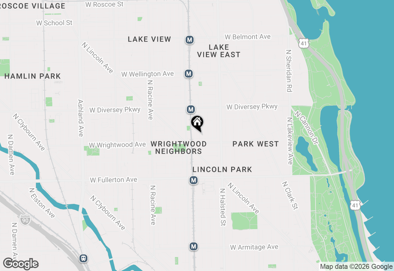 Map of 2625 N Wilton Avenue #3, Chicago, IL 60614