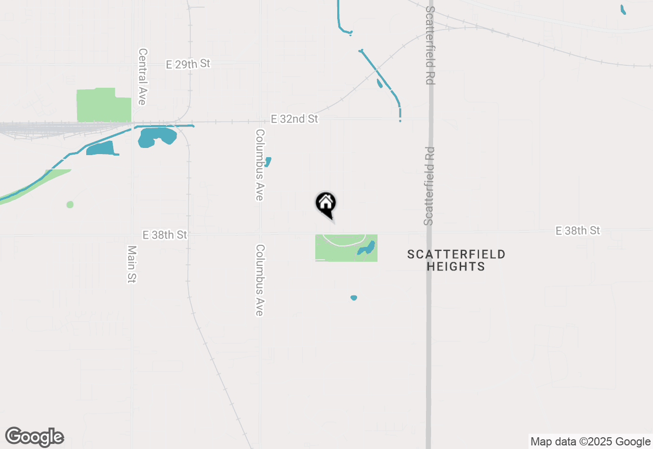 Map of 3734 Forest Terrace, Anderson, IN 46013