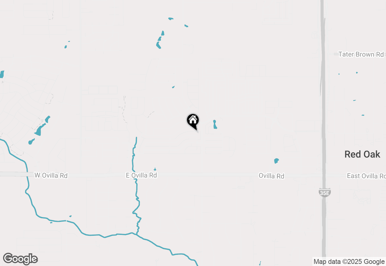 Map of 629 Azalea Drive, Glenn Heights, TX 75154