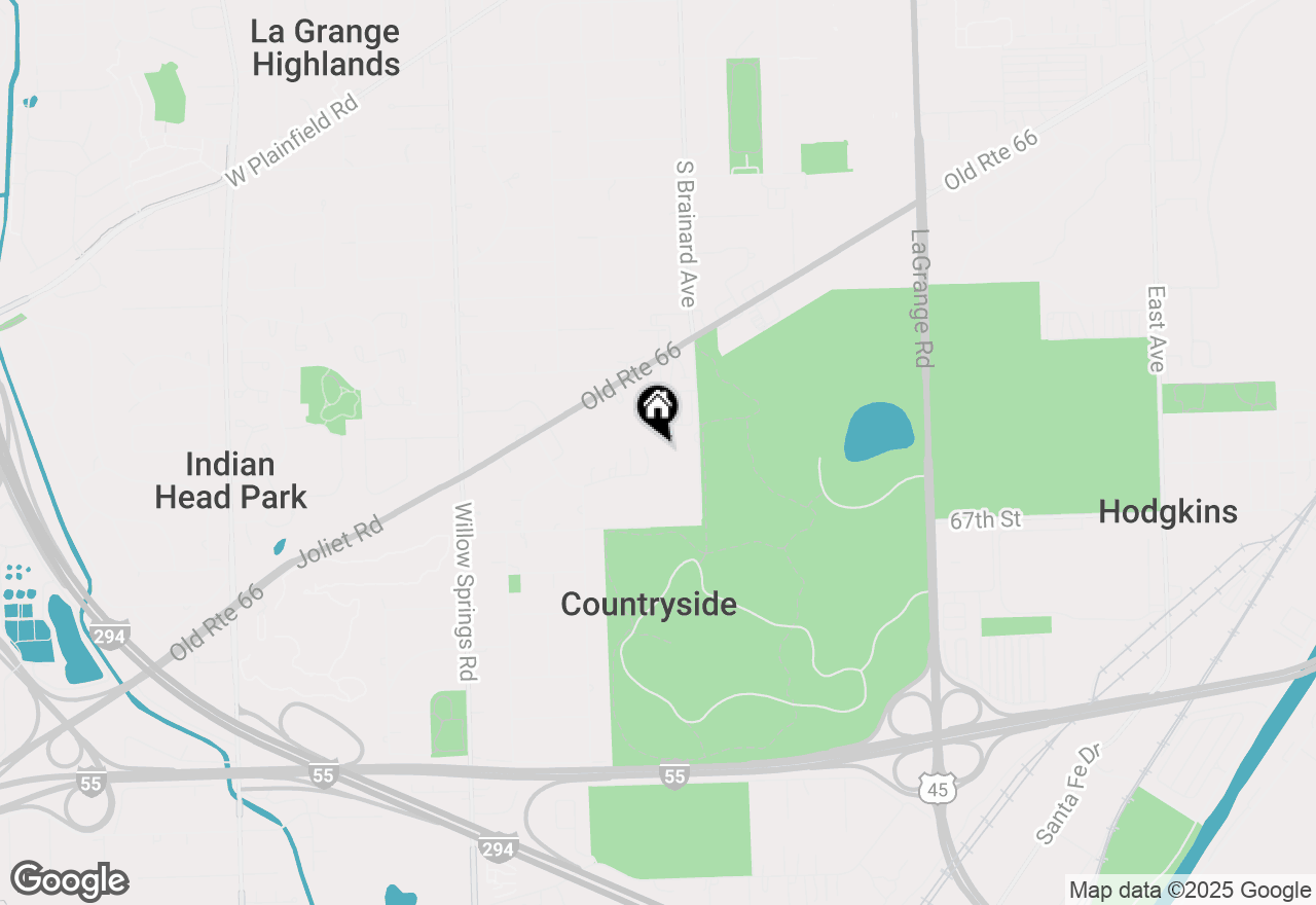 Map of 6630 S Brainard Avenue #305, Countryside, IL 60525