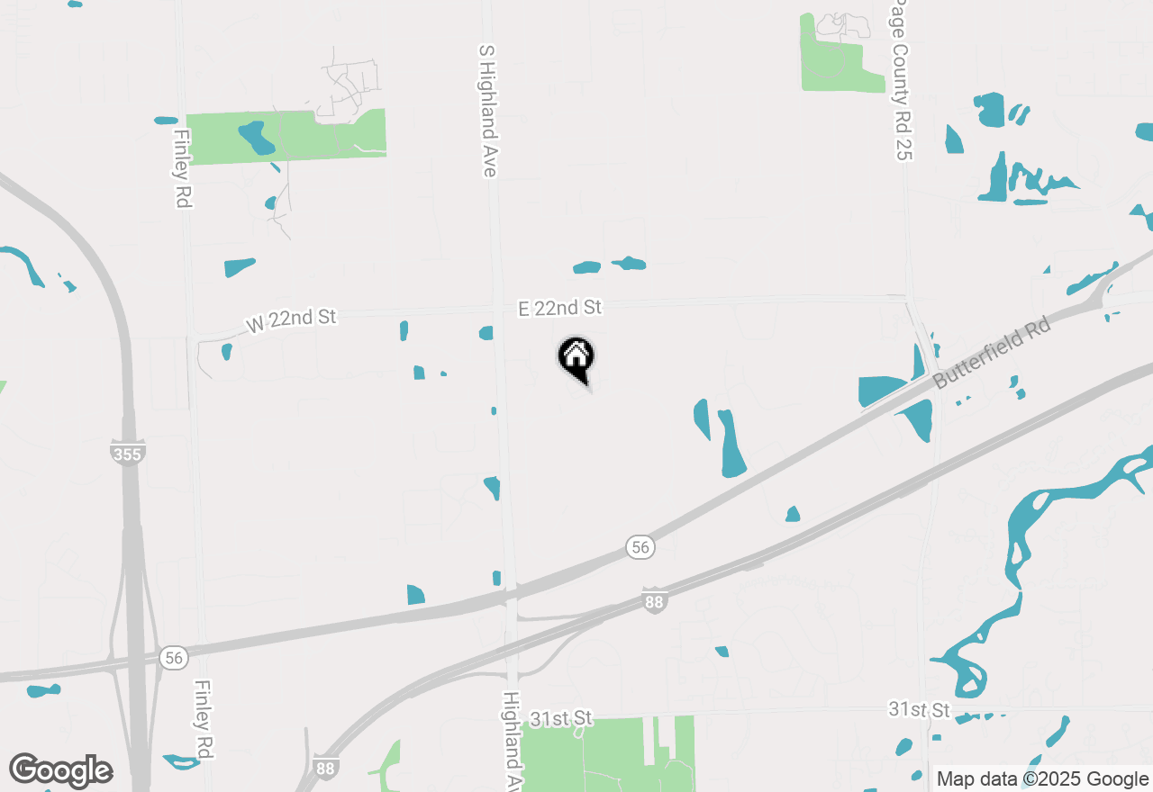 Map of 327 Summit Circle, Lombard, IL 60148