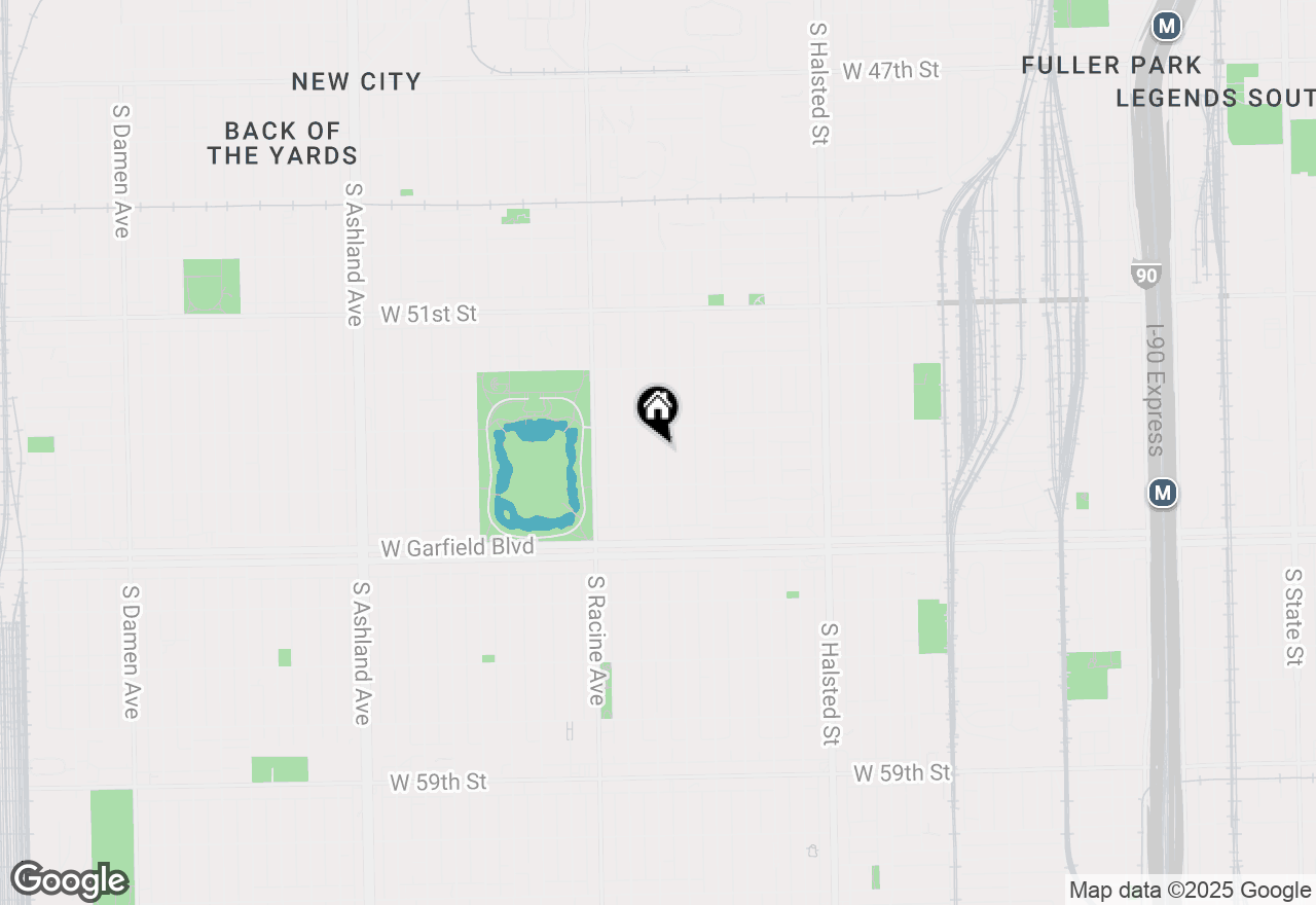 Map of 5327 S Aberdeen Avenue, Chicago, IL 60609