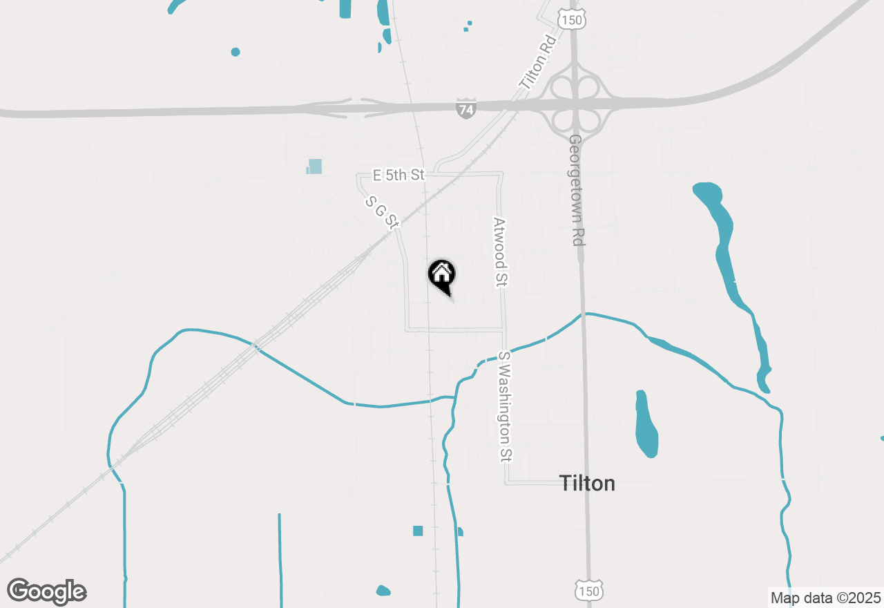Map of 709 Dellwood Street, Tilton, IL 61833