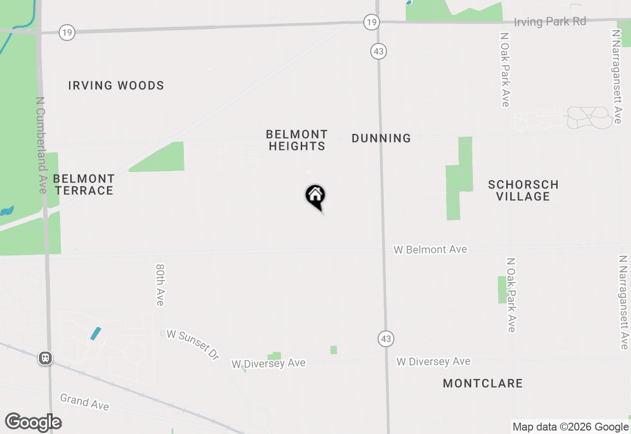 Map of 3315 N Osceola Avenue, Chicago, IL 60634