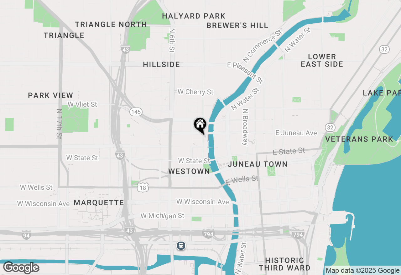 Map of 1141 N Dr. Martin Luther King Jr. Dr #2901, Milwaukee, WI 53203